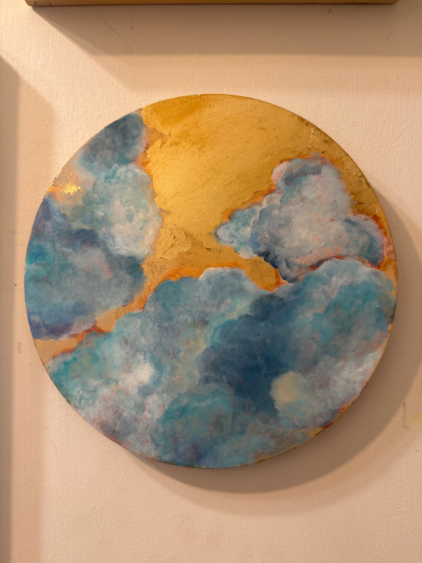 Gilded Lapis Cloud Study
