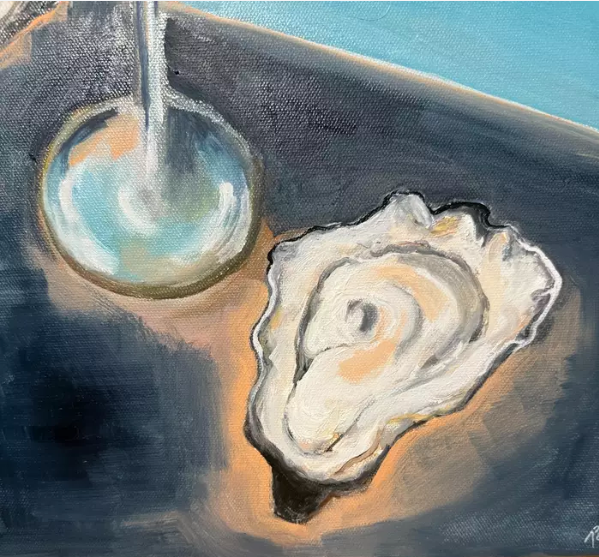 Oysters with Martini
