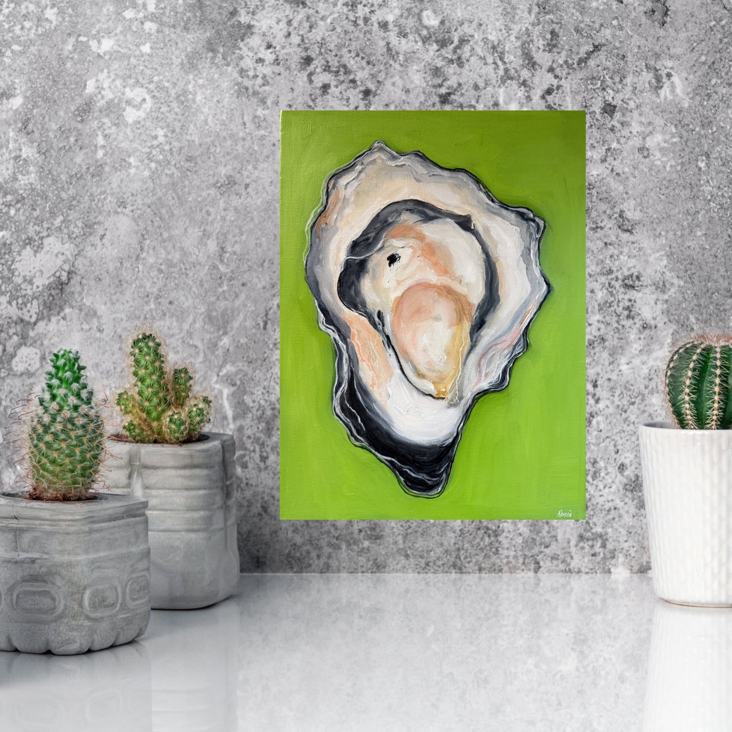 Oyster on Basil