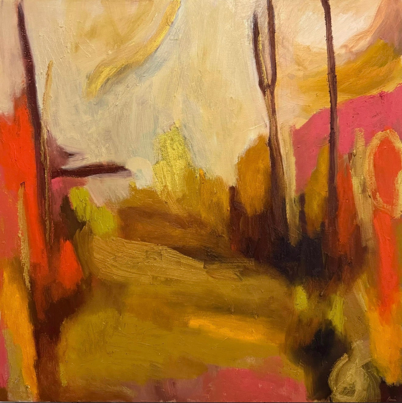 Earthsong in Gold and Ochre