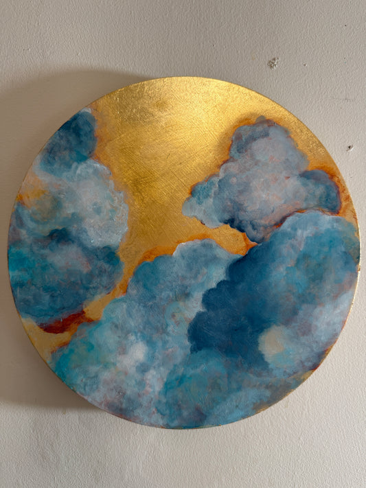 Gilded Lapis Cloud Study