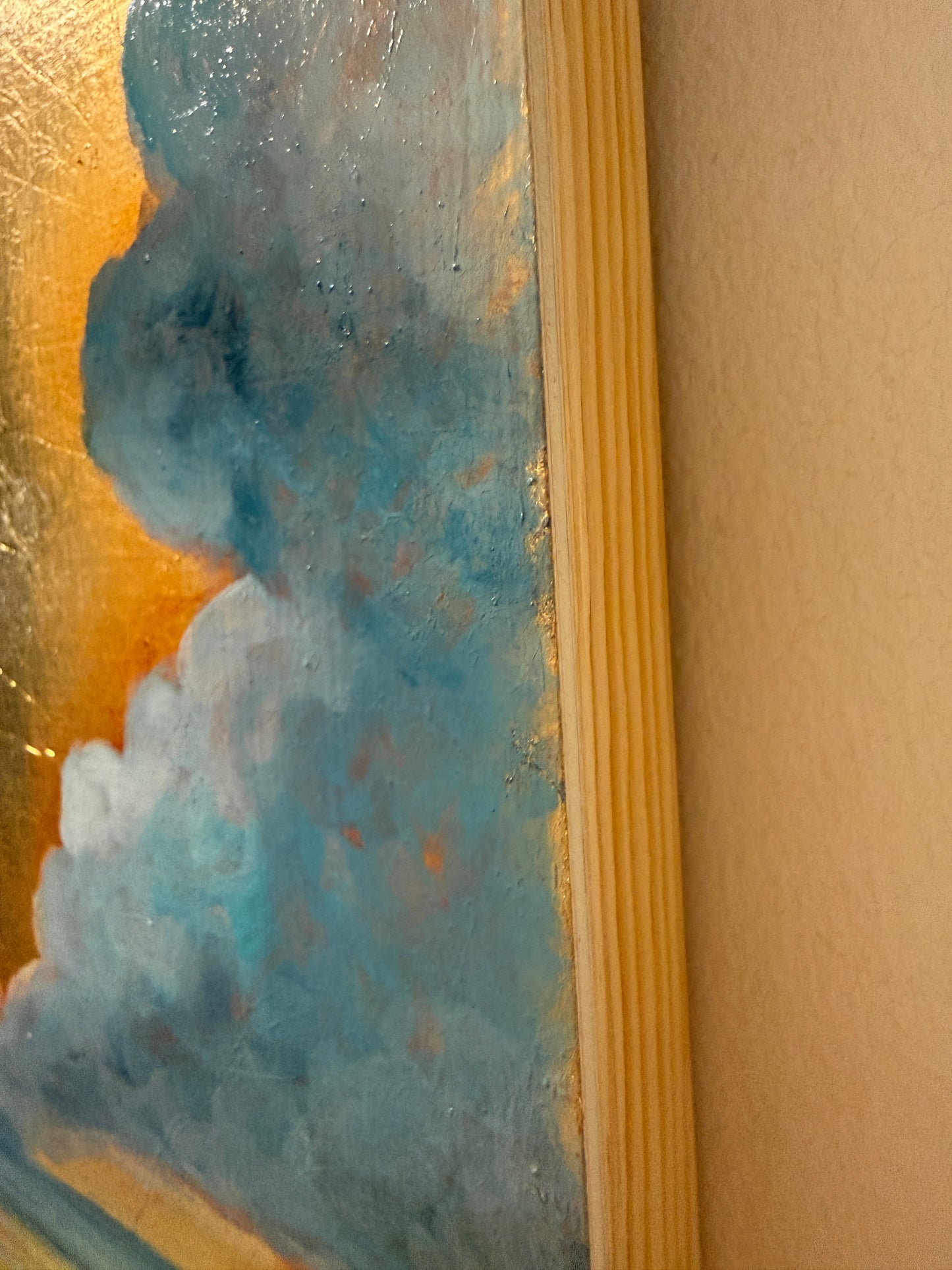 Gilded Clouds over the Ocean