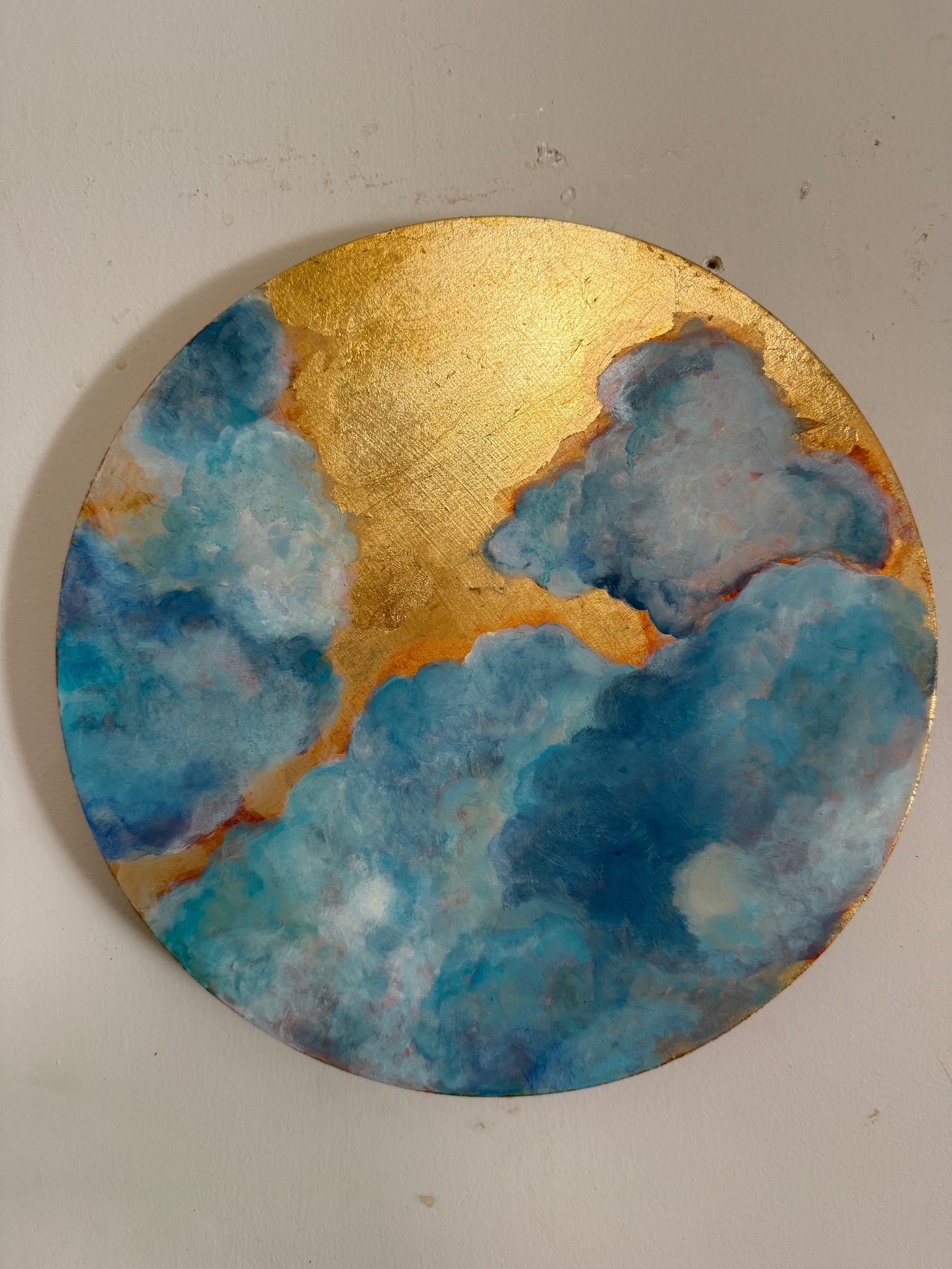 Gilded Lapis Cloud Study