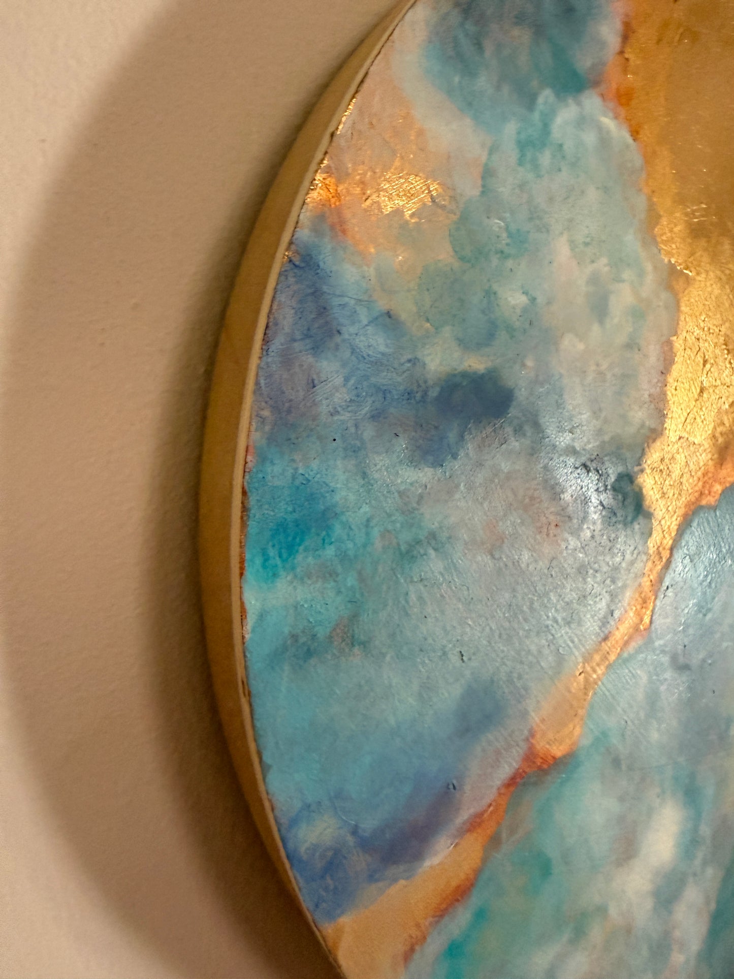 Gilded Lapis Cloud Study