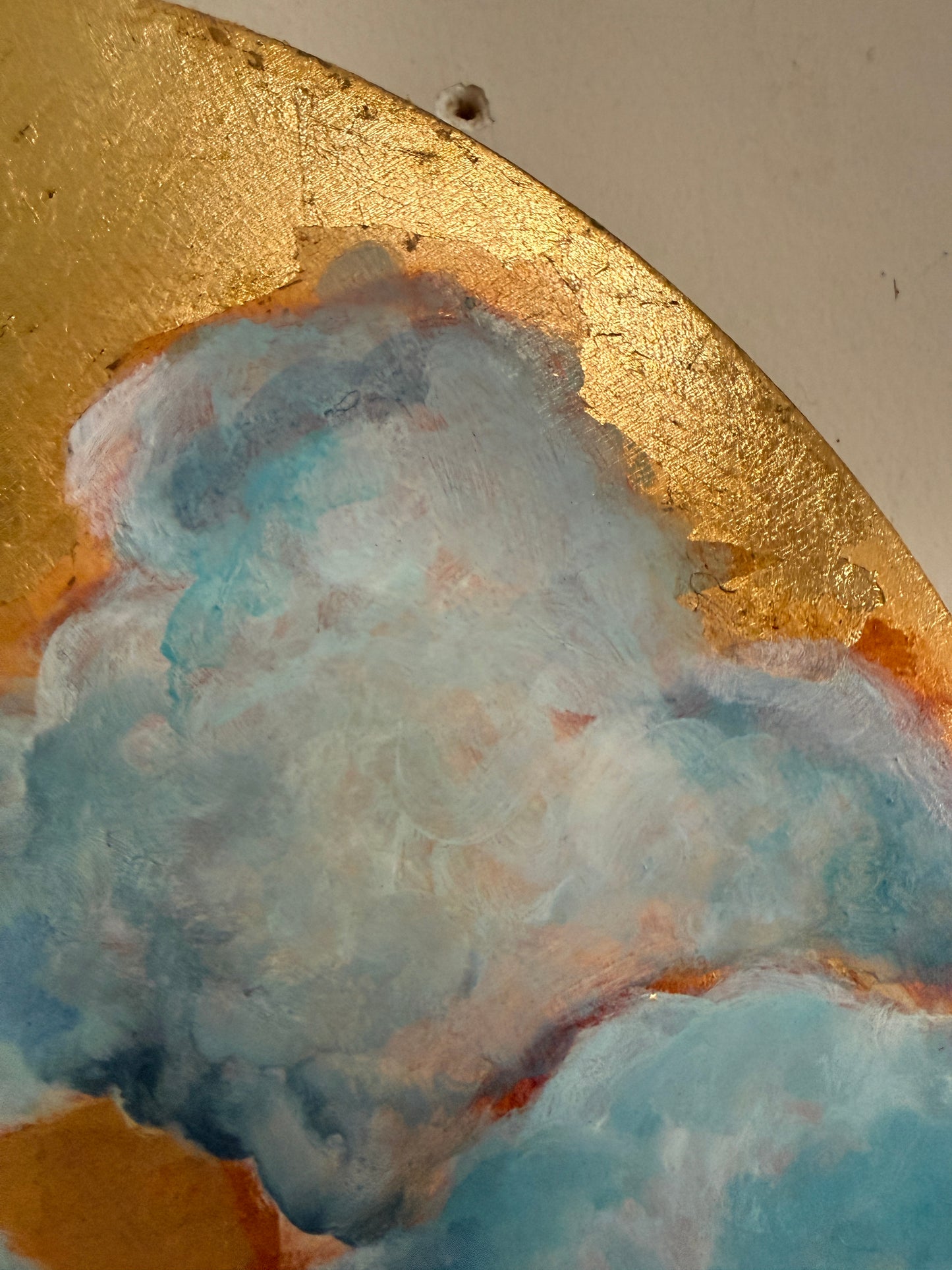 Gilded Lapis Cloud Study