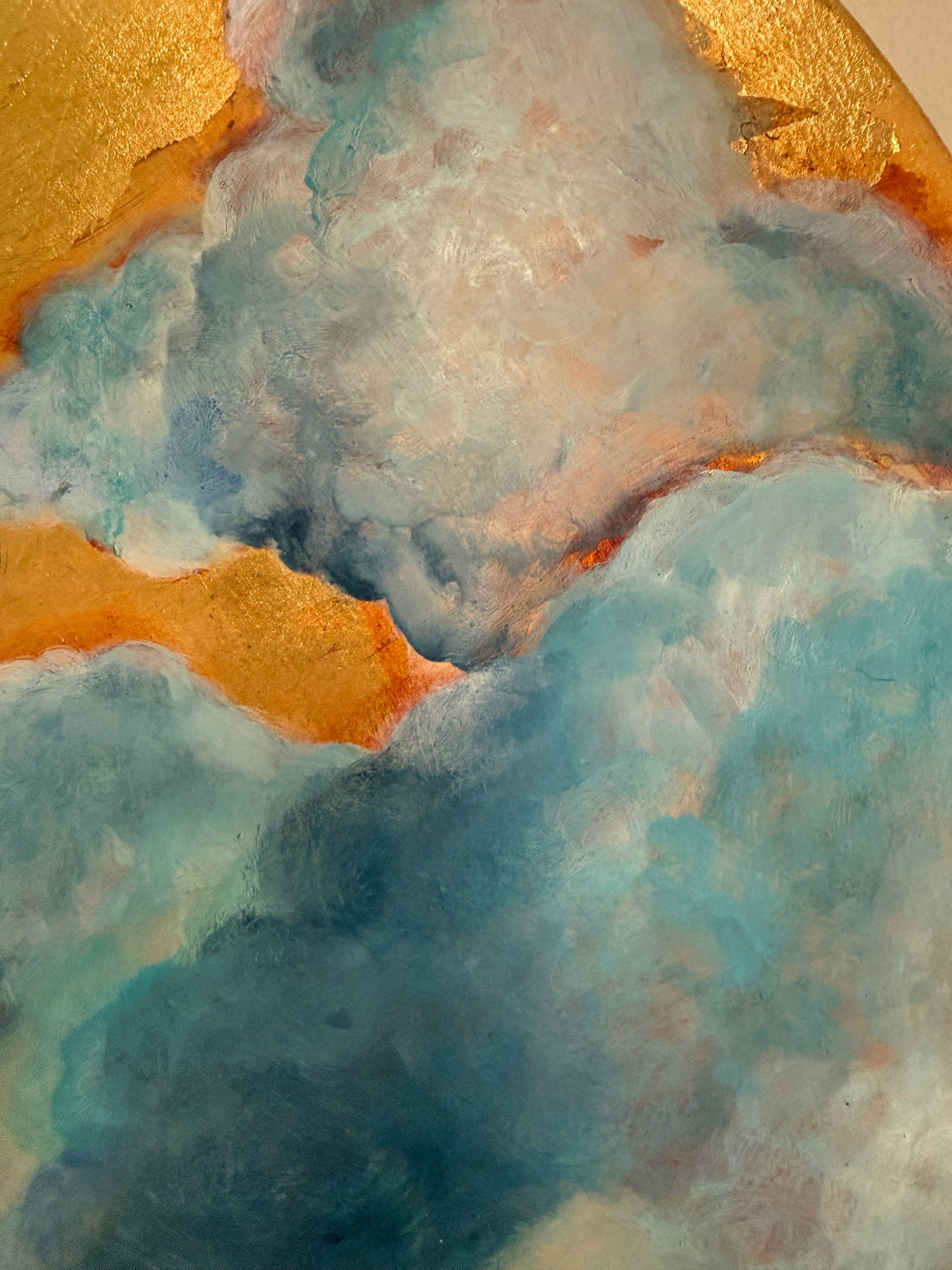 Gilded Lapis Cloud Study