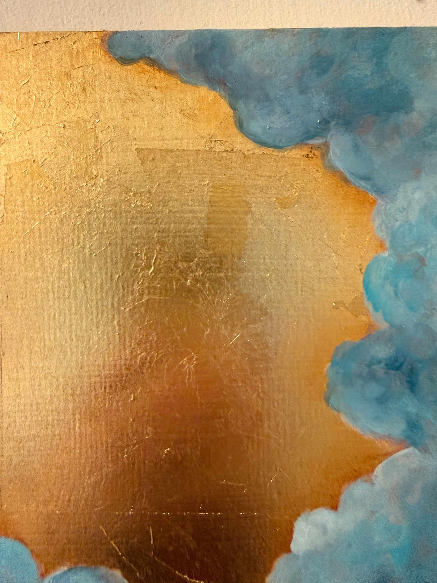 Gilded Clouds over the Ocean